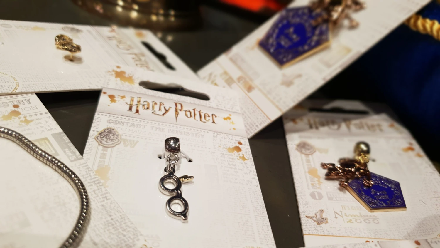 Slider Charm Pendentif Lunettes Et éclair - Harry Potter 5 Slider Charm Pendentif Lunettes Et éclair - Harry Potter – Image 3
