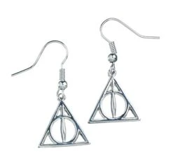 Boucles D'oreilles Reliques De La Mort Pendantes - Harry Potter