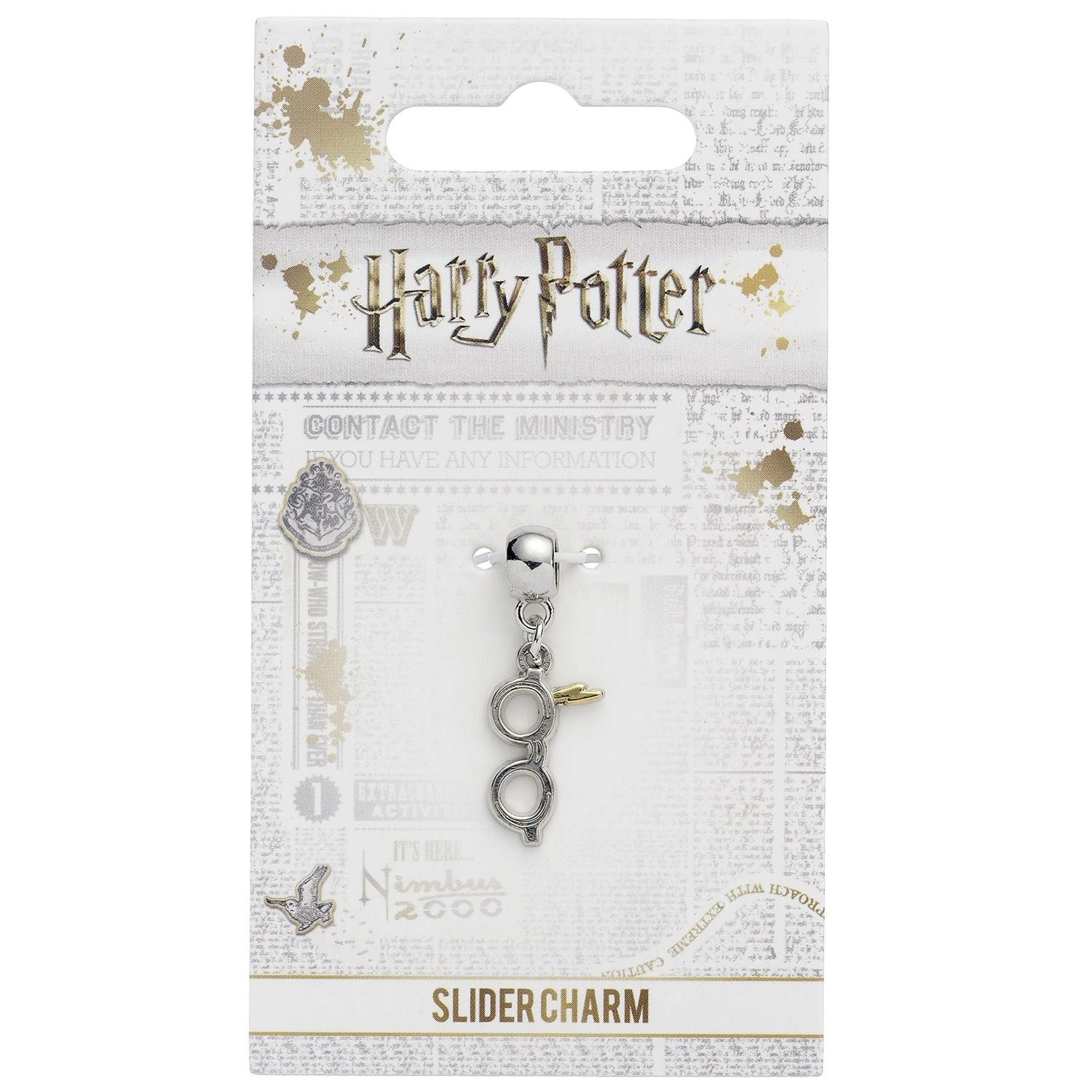 Slider Charm Pendentif Lunettes Et éclair - Harry Potter 4 Slider Charm Pendentif Lunettes Et éclair - Harry Potter – Image 2