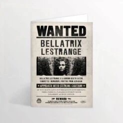 Carte De Voeux Lenticulaire - Bellatrix Lestrange Wanted