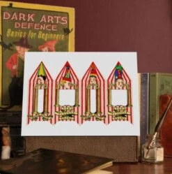 Carte De Voeux - Bertie Crochue -Harry Potter carte de voeux bertie botts crochue