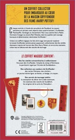 Destination Gryffondor - Coffret Magique Du Monde Des Sorciers -Harry Potter coffret harry potter destination gryffondor