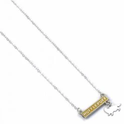 Collier Poufsouffle Barre & Charm - Harry Potter -Harry Potter collier barre et charm poufsouffle harry potter3