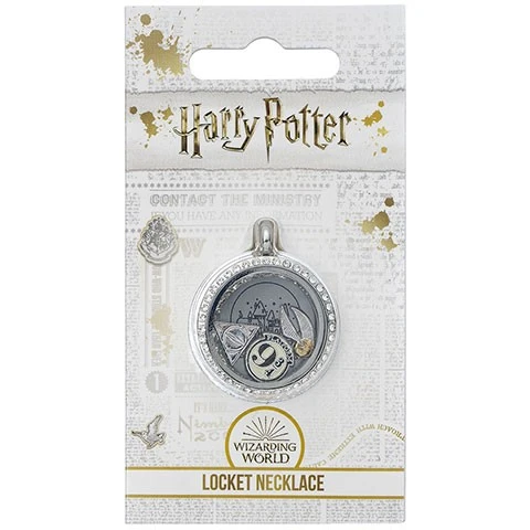 Collier Médaillon 3 Charms Flottants Harry Potter 7 Collier Médaillon 3 Charms Flottants Harry Potter – Image 5