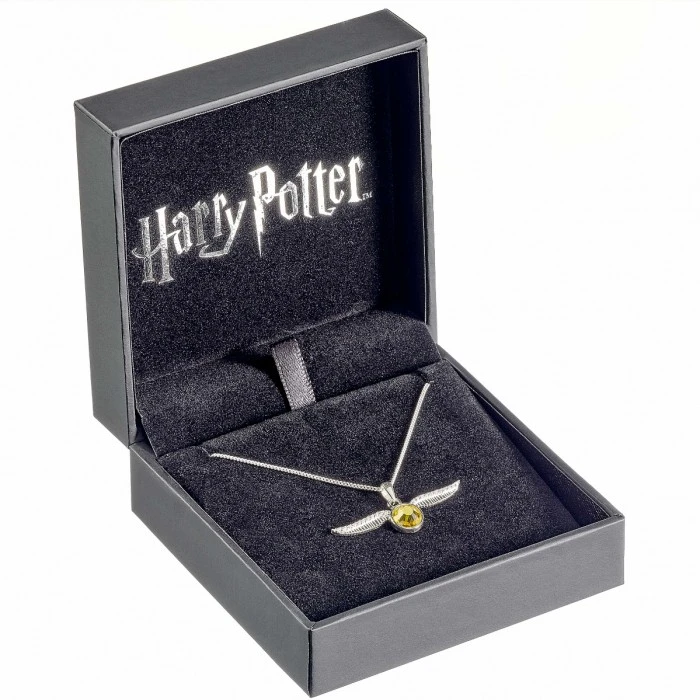 Collier Vif D'or Avec Cristaux - Harry Potter 6 Collier Vif D'or Avec Cristaux - Harry Potter – Image 4