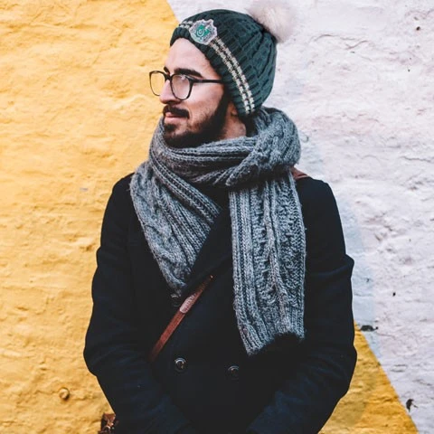 Bonnet Pompon Serpentard 5 Bonnet Pompon Serpentard – Image 3