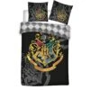Parure De Lit Harry Potter Blason Poudlard POLYESTER - 1 Ou 2 Personnes -Harry Potter drap de lit parure literie harry potter hogwarts poudlard