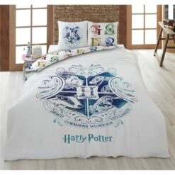 Parure De Lit Harry Potter Poudlard POLYESTER - 1 Ou 2 Personnes