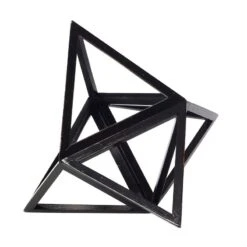 Elevated Tetrahedron Black