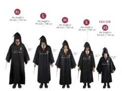 Cinereplicas Robe De Sorcier Gryffondor - Harry Potter 15 Cinereplicas Robe De Sorcier Gryffondor - Harry Potter -Harry Potter guide tailles robe sorcier gryffondor