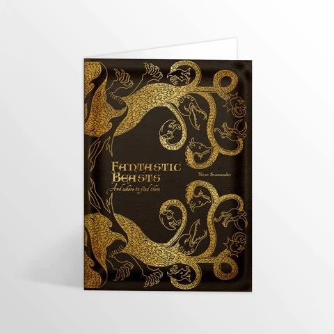 Carte De Voeux - Les Animaux Fantastiques 3 Carte De Voeux - Les Animaux Fantastiques