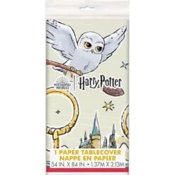 Nappe En Papier Harry Potter - Hedwige -Harry Potter nappe papier harry potter anniversaire
