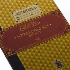 Réplique Cahier D'exercices Poufsouffle De 1910 7 Réplique Cahier D'exercices Poufsouffle De 1910 -Harry Potter notebook hufflepuff fantastic beasts grindelwald