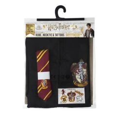 Cinereplicas Pack Déguisement Robe De Sorcier Gryffondor -Harry Potter pack robe cravate tatoo gryffondor harry potter