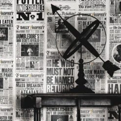 Papier Peint Minalima La Gazette Du Sorcier -Harry Potter papier peint mina lima gazette du sorcier 03