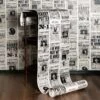 Papier Peint Minalima La Gazette Du Sorcier -Harry Potter papier peint mina lima gazette du sorcier 05