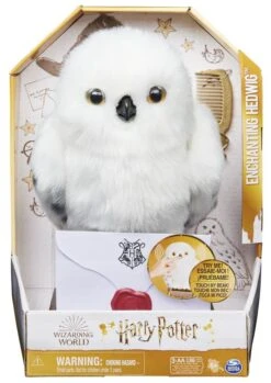 Peluche Hedwige Enchantée Interactive -Harry Potter peluche hedwige enchantee harry potter