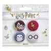 Set De 4 Badges Cutie Harry Potter