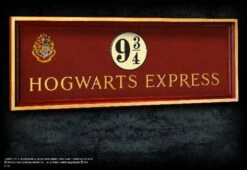 Plaque Poudlard Express 9 3/4 - Noble Collection - Harry Potter -Harry Potter plaque poudlard express