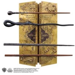 Noble Collection Présentoir Baguettes Carte Du Maraudeur - Harry Potter