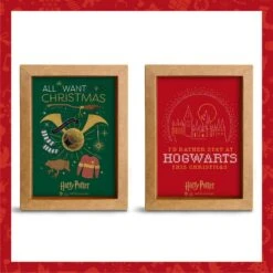 Cadre De Noël Harry Potter En Kraft -Harry Potter poster noel harry potter
