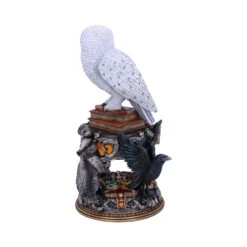 NEMESIS NOW Figurine Hedwige Les 4 Maisons De Poudlard - Harry Potter -Harry Potter posture figurine hedwige embleme 4 maisons poudlard nemesis harry potter2