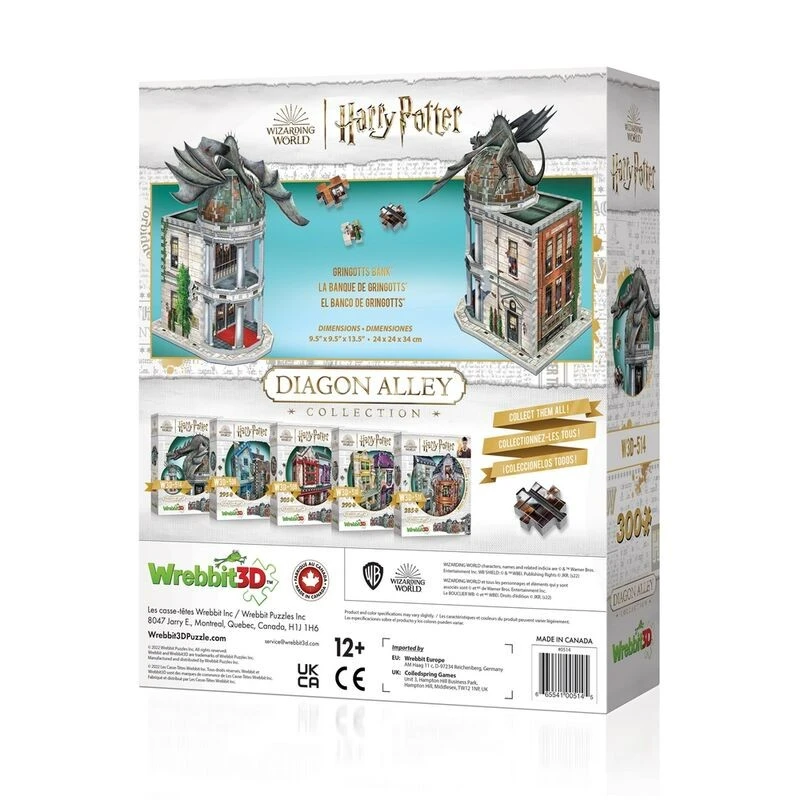 Puzzle 3D Banque Gringotts Dragon - Harry Potter 6 Puzzle 3D Banque Gringotts Dragon - Harry Potter – Image 4