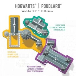 Puzzle 3D Tour De L'Horloge De Poudlard -Harry Potter puzzle 3d tour horloge chateau poudlard
