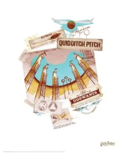 FANATTIK Set De 10 Lithographies Harry Potter De Qualité Supérieure -Harry Potter set 10 lithographies harry potter 12