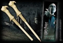 Noble Collection Stylo-baguette & Marque-page Voldemort