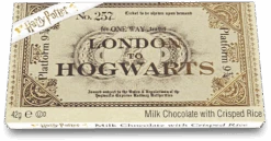 Ticket Voie 9 3/4 En Chocolat - Harry Potter